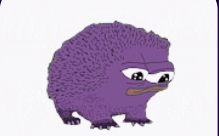 Molandak — the purple hedgehog