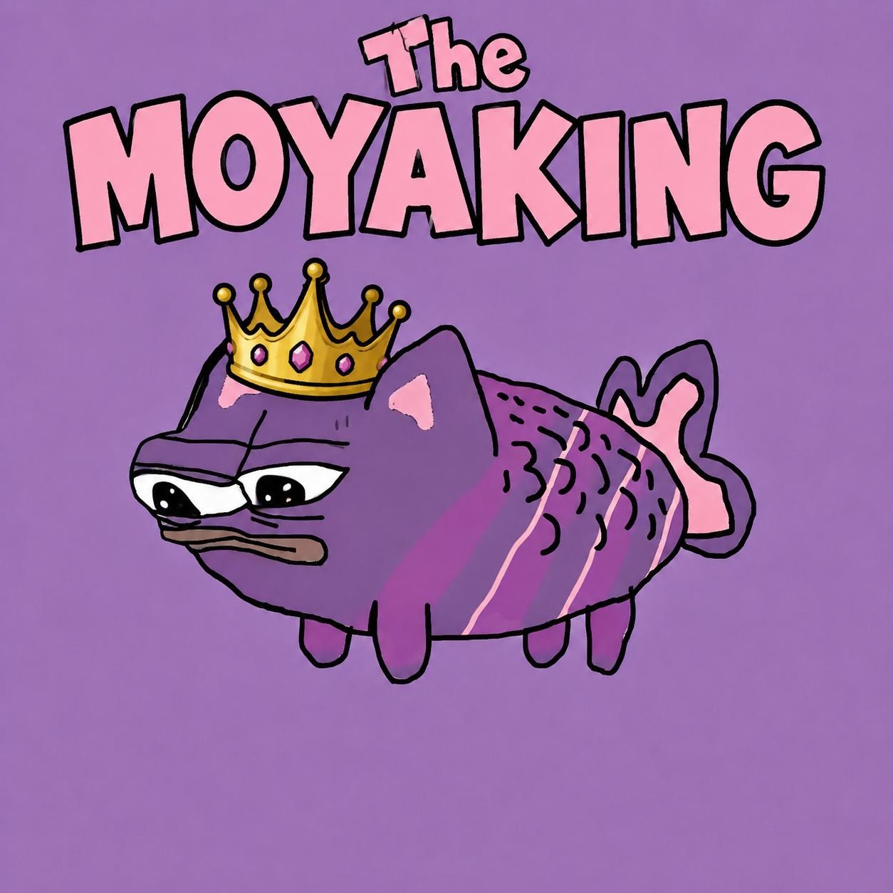 Moyaki wearing the crown
